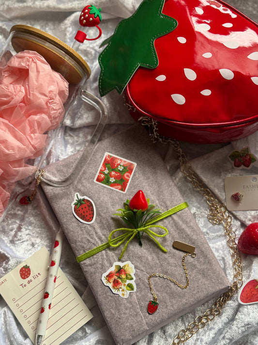 Strawberry Book Box